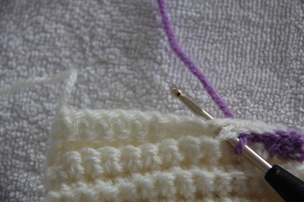 connecting Wrist part with Slip Stitch